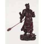 19TH-CENTURY CARVED JAPANESE FIGURE
