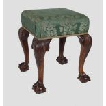 18TH-CENTURY MAHOGANY STOOL