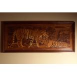 LARGE MARQUETRY WALL ART PANEL