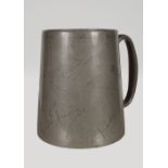 WWII WAR CRIMES REGISTRY PEWTER TANKARD