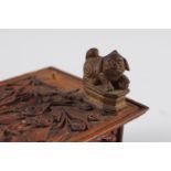 CHINESE QING CARVED HARDWOOD STAND