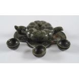 CHINESE SPINACH JADE TEA SET