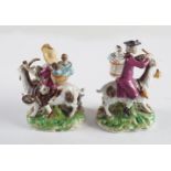 PAIR 19TH-CENTURY DERBY FIGURES