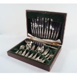 (WITHDRAWN) CANTEEN OF SILVER-PLATED CUTLERY