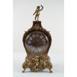 19TH-CENTURY FRENCH BUHL MANTLE CLOCK