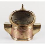 ANTIQUE BRASS CASED SHIP'S BINNACLE