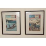 TWO JAPANESE WOODBLOCK PRINTS