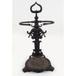 19TH-CENTURY COALBROOKDALE CAST IRON STICKSTAND