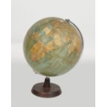 TERRESTRIAL GLOBE ON STAND