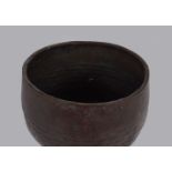 19TH-CENTURY TIBETAN BRONZE SINGING BOWL