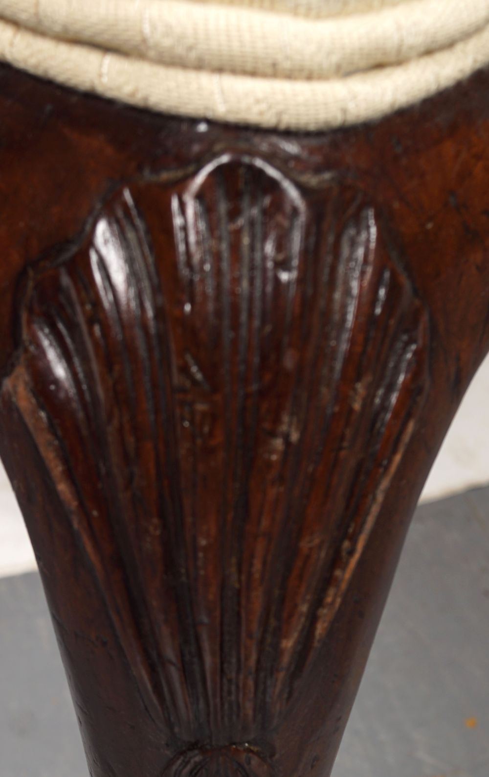 LARGE DUBLIN MAHOGANY STOOL - Image 2 of 2