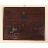 JAPANESE LACQUERED PANEL