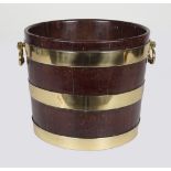 IRISH MAHOGANY PEAT BUCKET