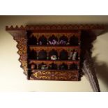 MOROCCAN POLYCHROME WALL MOUNTED SHELVES