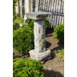 GRANITE STONE PEDESTAL