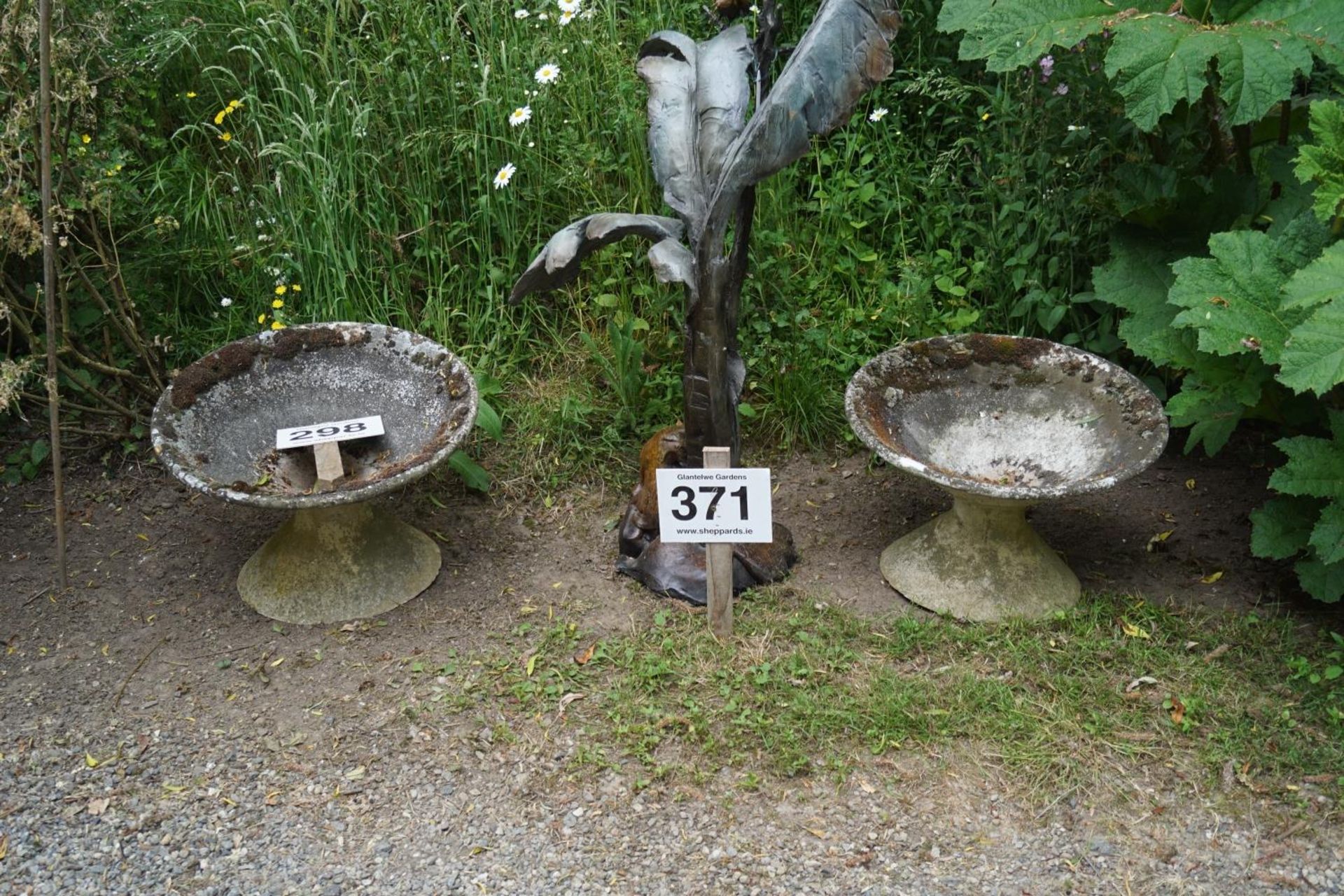 PAIR WILLY GUHL MID-CENTURY GARDEN PLANTERS