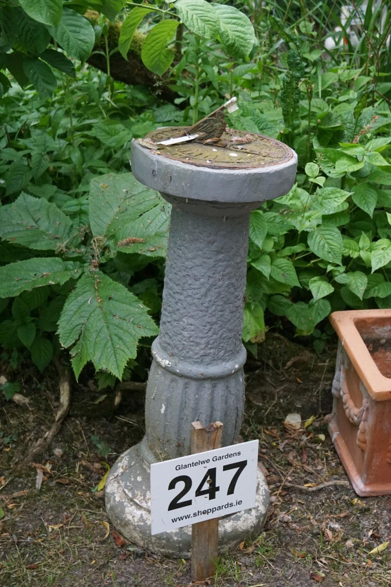 MOULDED STONE SUNDIAL