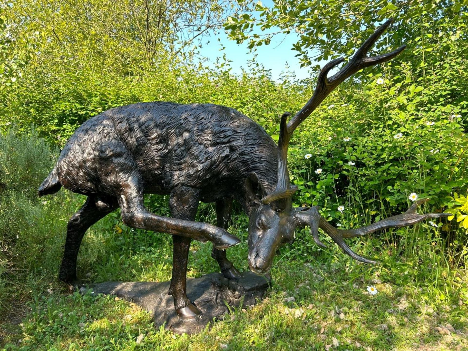 LARGE BRONZE GARDEN SCULPTURE