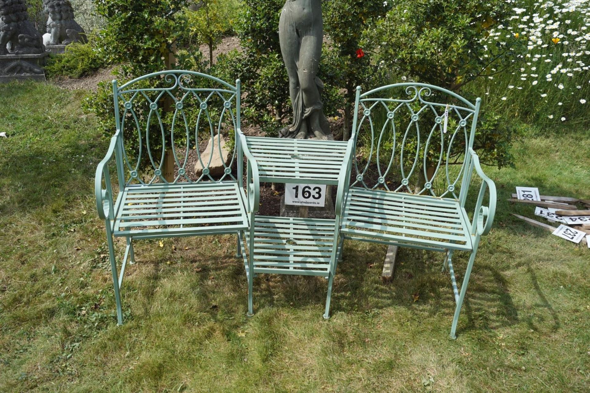 METAL GARDEN SEAT