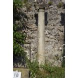 PAIR OF SANDSTONE CLASSICAL COLUMNS