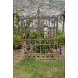 19TH-CENTURY CAST IRON GARDEN GATE