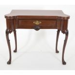 IRISH 18TH-CENTURY MAHOGANY GAMES TABLES