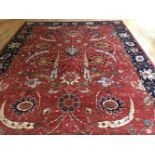 A VERY FINE KIRMAN DESIGN RUG