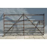 LARGE ORIGINAL BLACKSMITH FORGED FIELD GATE