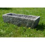 LARGE CUT STONE TROUGH