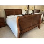 REGENCY STYLE QUEEN SIZED SLEIGH BED