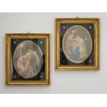 PAIR REGENCY STIPPLE ENGRAVINGS