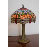 LARGE TIFFANY STYLE TABLE LAMP