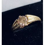 18 CT. GOLD DIAMOND PINKY RING