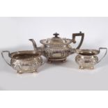 3-PIECE SILVER TEA SERVICE