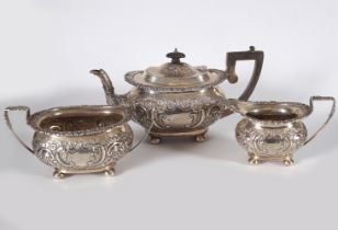 3-PIECE SILVER TEA SERVICE