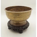 19TH-CENTURY ISLAMIC BRASS BOWL