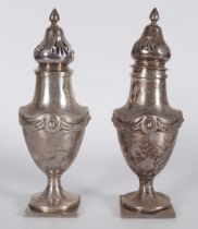 PAIR SILVER SUGAR SHAKERS