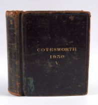 COTESWORTH UNDERWRITERS' MANUSCRIPT JOURNAL