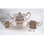 3 PIECE SHEFFIELD TEA SERVICE