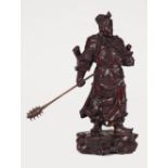 19TH-CENTURY CARVED JAPANESE FIGURE