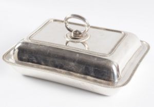 SHEFFIELD SILVER-PLATED ENTREE DISH