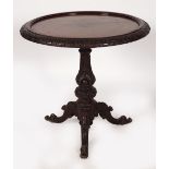 19TH-CENTURY CARVED OAK TABLE