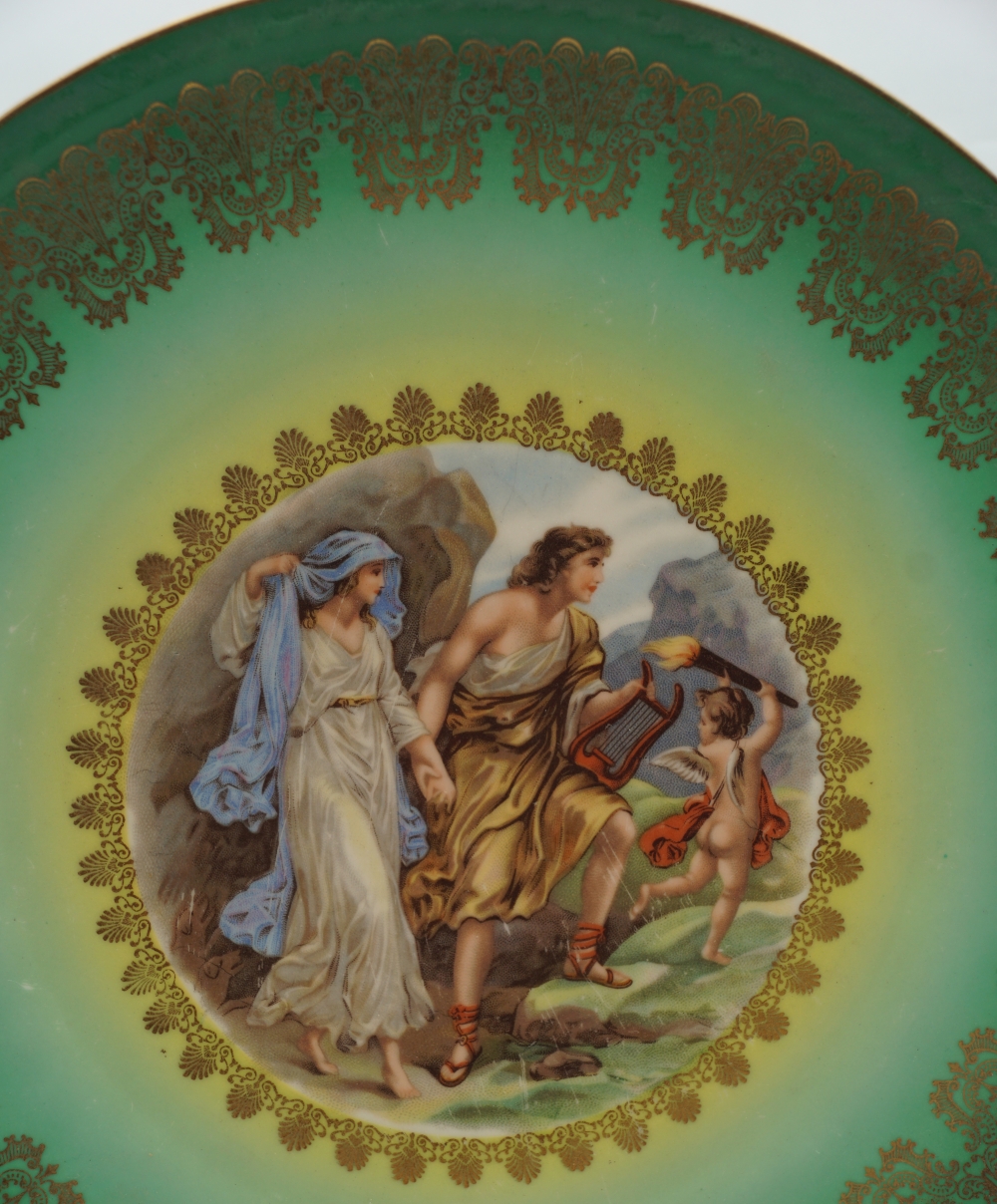 PAIR GERMAN PORCELAIN PLAQUES - Image 5 of 6