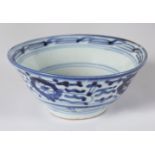 CHINESE QING BLUE AND WHITE BOWL