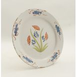 18TH-CENTURY HAND PAINTED QUIMPER PLATES