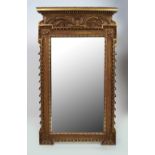 19TH-CENTURY CARVED GILTWOOD PIER MIRROR