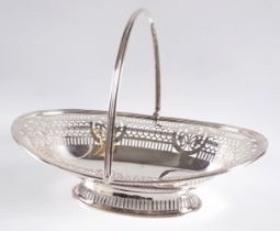 SHEFFIELD SILVER-PLATED CAKE BASKET