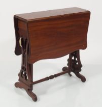 EDWARDIAN MAHOGANY SUTHERLAND TABLE