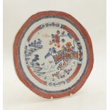 18TH-CENTURY IMARI PLATE