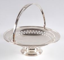 SHEFFIELD SILVER-PLATED CAKE BASKET